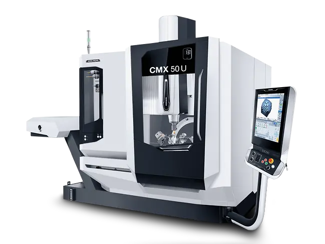 Centru de prelucrare DMG MORI CMX 50 U cu masă rotativă și înclinabilă