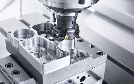 Zona de lucru a centrului DMG MORI CMX 600 V